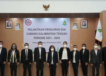 Pengurus IDAI Cabang Kalimantan Tengah Resmi Dilantik