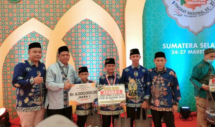 Perwakilan BKPRMI Bartim Raih Juara 2 Adzan dan Iqamat Tk. Nasional
