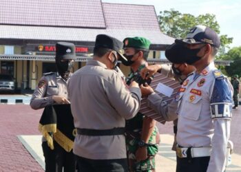 Polres Seruyan Gelar Apel Operasi Keselamatan Telabang Tahun 2022