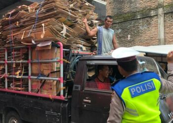 Satlantas Polres Seruyan Tindak Tegas Pelanggaran ODOL