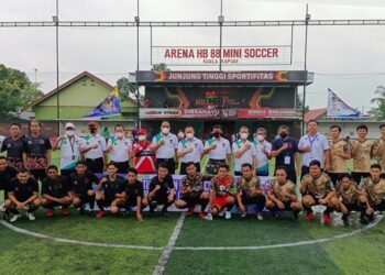 Sekertaris Daerah membuka langsung Turnamen Mini Soccer Bupati Cup tahun 2022.