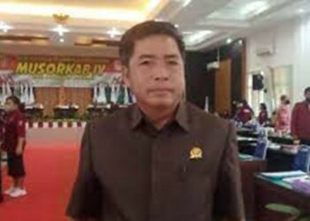 Anggota DPRD Kabupaten Katingan Tony Yosepta ketika ditemui dan diwawancarai, Sabtu