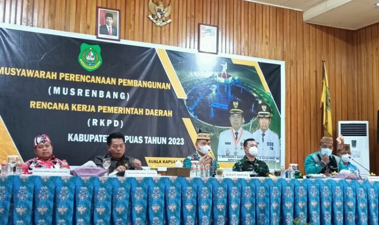 Bupati Pimpin Musrenbang RKPD Kabupaten Kapuas 2023