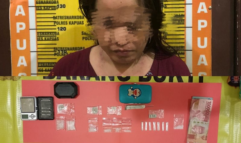 Ibu Rumah Tangga Diciduk Polisi Karena Miliki Sabu 8,25 Gram