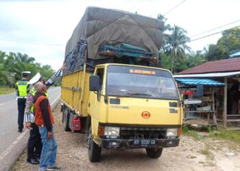 Selama 2 Bulan Ditlantas Polda Kalteng Tindak 1.839 Truk ODOL