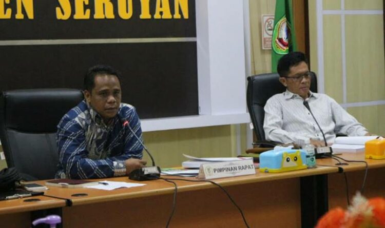 Tim Pansus DPRD Seruyan, Lakukan Pembahasan LKPJ 2021 Bersama TAPD