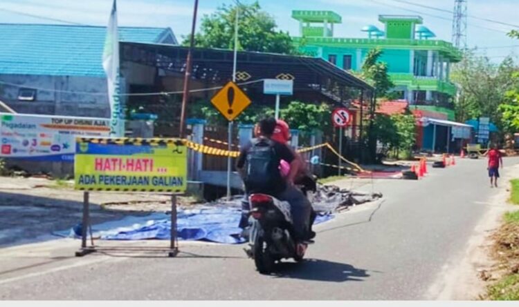 Kondisi jalan Sabirin Muchtar saat ini, Sabtu