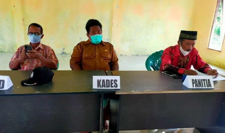 Panitia Pilkades Sebangau Jaya Tetapkan Dua Calon Kades