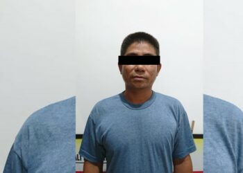 Pelaku yang telah diamankan polisi