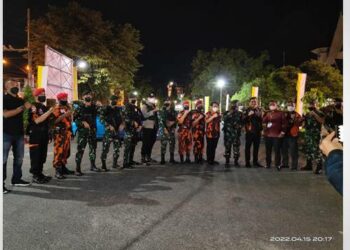 Pemuda Pancasila Ikut Amankan Ibadah Jumat Agung di Gereja Katedral Palangka Raya
