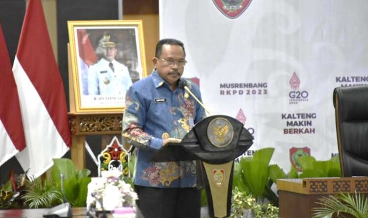 Pj. Sekda H. Nuryakin Sampaikan Ringkasan Rancangan RKPD Prov. Kalteng Tahun 2022