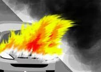 Polisi  Periksa Sopir Innova Terbakar di Jalan Rajawali Usai Jalani Perawatan di RS