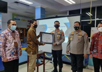 Polres Pulang Pisau Terima Penghargaan Vera Award Tahun 2022.