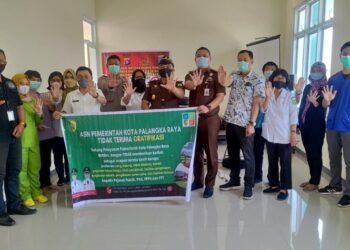 Polresta Palangka Raya Sosialisasi Saber Pungli di Puskesmas Pahandut