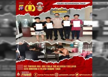 Polsek Baamang Berikan Pembinaan Kepada Anak Remaja