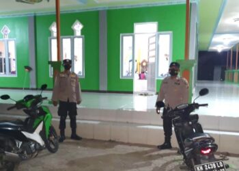 Polsek Seruyan Hilir Amankan Ibadah Sholat Tarawih