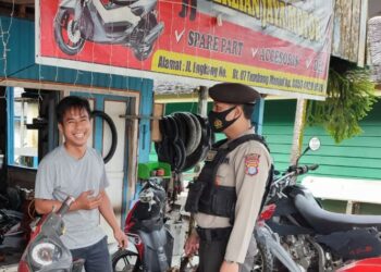 Polsek Seruyan Hulu Lakukan Penerapan Protokol Kesehatan ke Desa