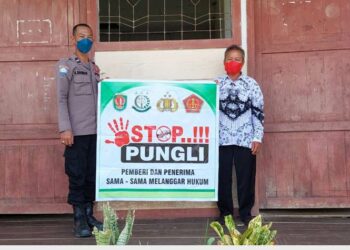Stop Pungli, Polsek Marikit Gencar Lakukan Sosialisasi Kepada Masyarakat.