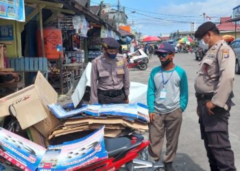 Suasana pengamanan oleh Polresta Palangka Raya. (Ist)