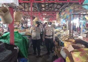 Tim Yustisi Polres Seruyan Sasar kerumunan Aktivitas masyarakat Himbau Prokes