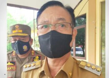 Bupati Katingan Sakariyas ketika ditemui dikantor bupati setempat, beberapa waktu lalu.