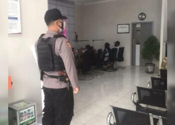 Cegah Kriminalitas Di Obyek Vital, Bag SDM Polres Seruyan Lakukan Pengamanan Bank