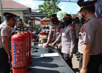 Wakapolda Kalteng Pantau Peralatan Karhutla di Kotim