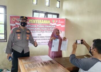 107 PKL dan Pengusaha Warung di Kecamatan Rakumpit, Terima Bantuan Tunai Sebesar Rp 300 Ribu