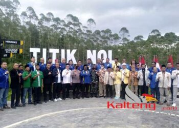 Keterangan - Suasana foto bersama sesaat setelah Apel Kebangsaan GAMKI. (Mulia Gumi)