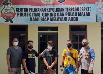 Pelaku yang berhasil diamankan pihak Polsek Tewang Sanggalang Garing dan Pulau Malan, belum lama ini.