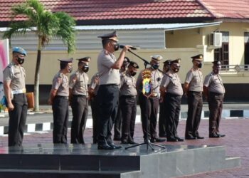 Pimpin Apel Pagi, Wakapolres Seruyan Tekankan Tingkatkan Kedisiplinan