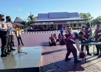 SDM Polres Seruyan Ikuti Pelatihan Penggunaan Alat Catching Net
