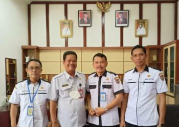 Sekda Seruyan Terima Kunjungan Kepala Samsat