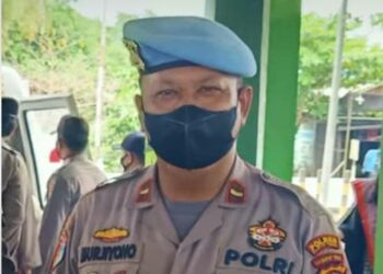 Keterangan - alm Iptu H Murjiyono SSos,.Kasi Propam Polres Bartim (foto ; ist)