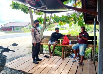 Polsek Rakumpit Upayakan Pencegahan Karhutla dan Penyebaran Covid - 19