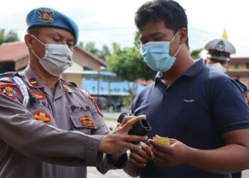 Antisipasi Pelanggaran, Sipropam Polres katingan Rutin Gelar Gaktibplin