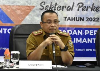 Asisten Adum Buka Rakor Awal Kegiatan Neraca Penatagunaan Tanah Sektoral Perkebunan Kalteng Tahun 2022