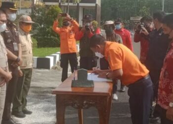 BPBD Pulpis Teken MoU Dengan DP3AP2KB