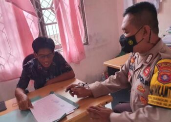 Bhabinkamtibmas Polsek Seruyan Hilir Sosialisasikan Larangan Membakar Hutan dan Lahan