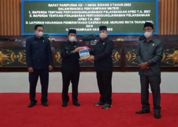DPRD Murung Raya Gelar Paripurna Dengan 4 Agenda Sekaligus