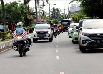 Jelang HUT Bhayangkara ke 76 Polres Pulpis Gelar Patroli Skala Besar