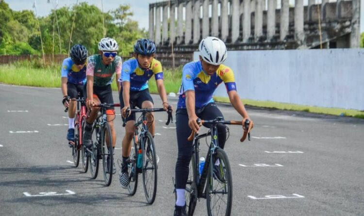 Peserta Balap Sepeda Asal Kota Palangka Raya Borong Medali di Ajang Popprov