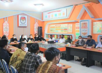 Rakor Pemutahiran KPU Tetapkan DPB Bulan Juni 94.611 Pemilih
