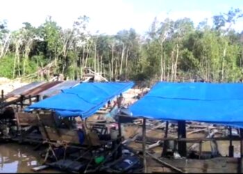 3 Penambang Emas Ilegal di Kabupaten Gunung Mas Diamankan Polisi