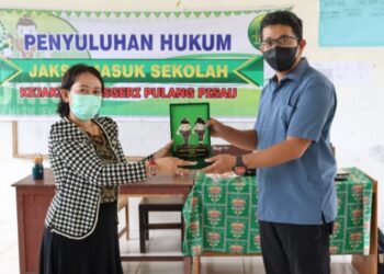 Jaksa Masuk Sekolah Dilaksanakan SMPN 1 Jabiren Raya