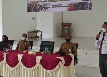 Foto - Bupati Seruyan Yulhaidir saat kegiatan Gathering dan Sosialisasi