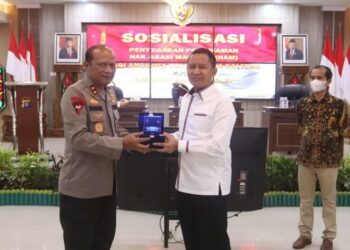 Guna Tingkatkan Pemahaman Terkait HAM, Polda Kalteng Gelar Sosialisasi Bersama Pemateri Dari Jakarta