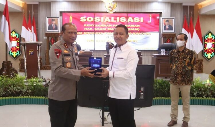 Guna Tingkatkan Pemahaman Terkait HAM, Polda Kalteng Gelar Sosialisasi Bersama Pemateri Dari Jakarta