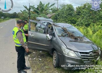 Kecelakaan Tunggal di Jabiren Raya Merenggut 6 Korban Jiwa