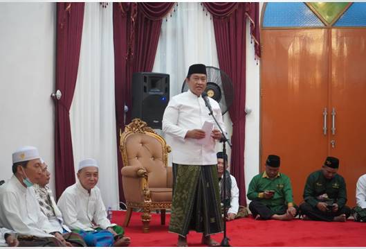 Keterangan – Wakil Gubernur Kalteng H. Edy Pratowo saat menyampaikan sambutannya
